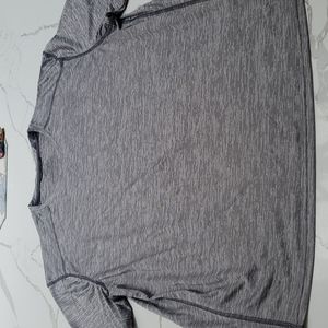 Men's Gray and Black Spalding Workout Shirt, Size XXL